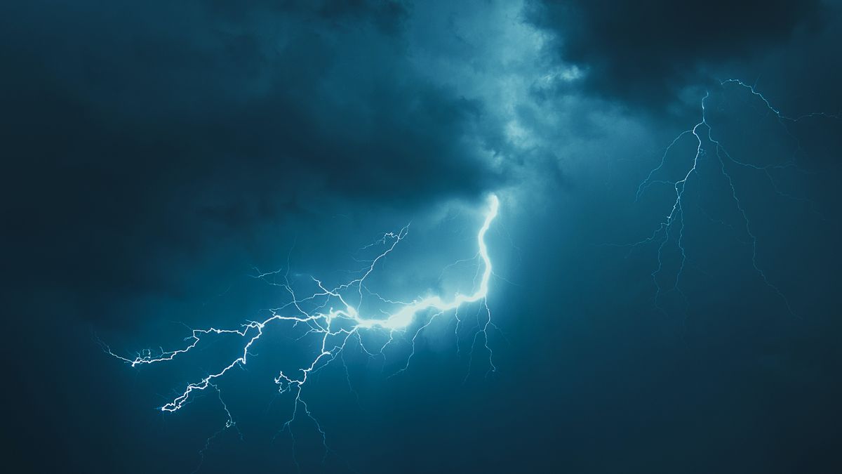 Low Angle View Of Lightning In SkyPhoto taken in Warsaw, PolandMichal Grosicki / EyeEmpower