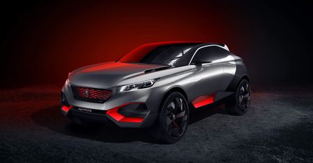 Peugeot Quartz Concept – 500 KM i wydrukowane fotele