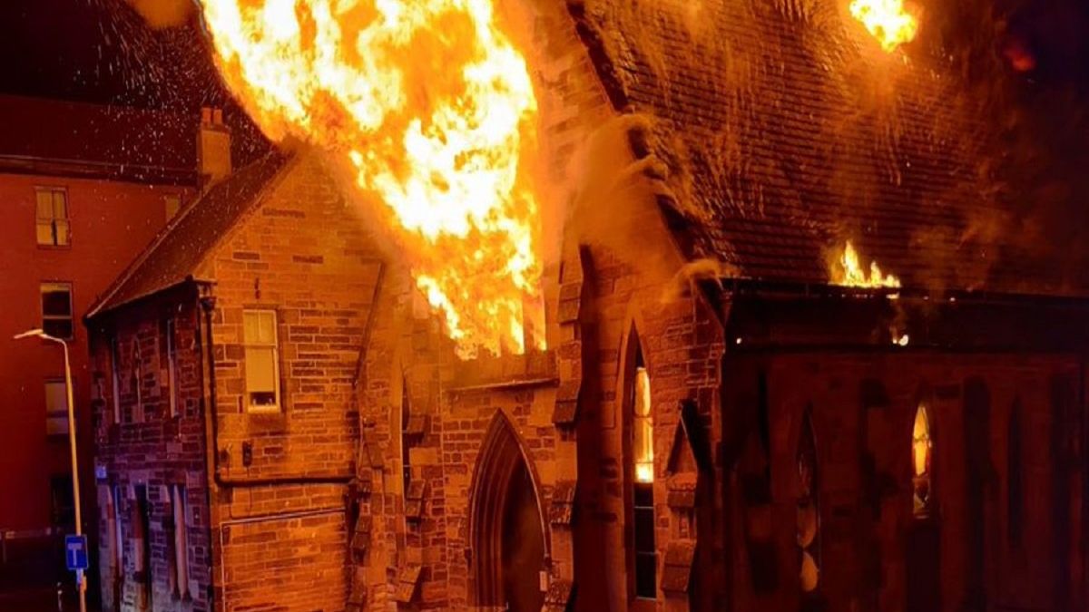 Pod koniec lipca w Glasgow spłonął polski kościół