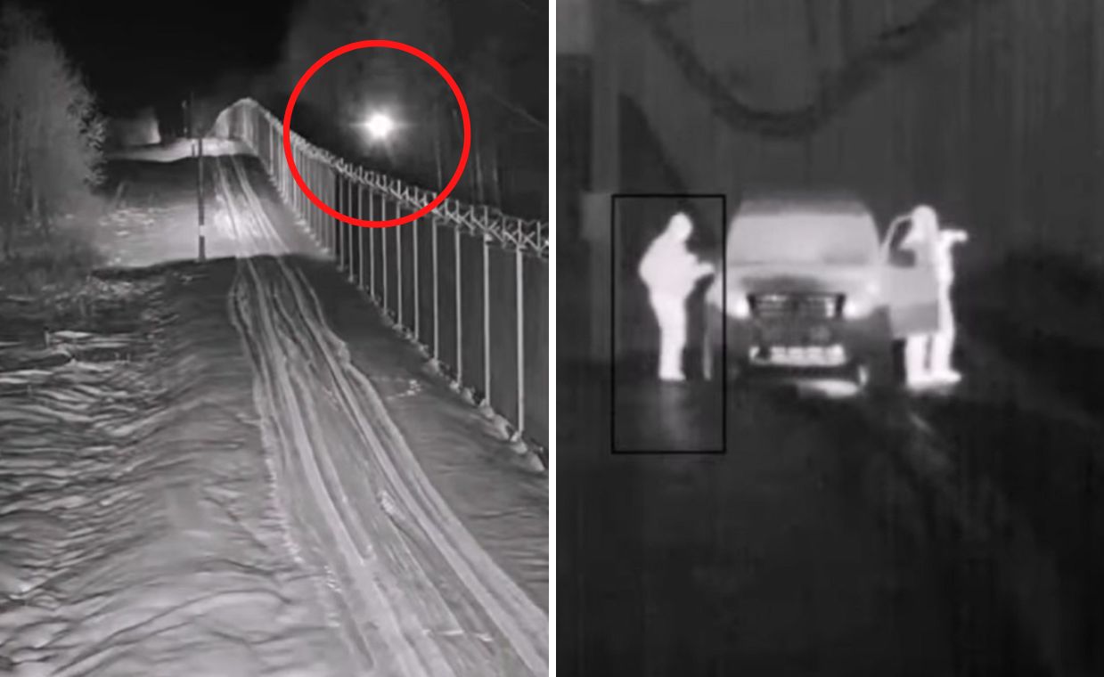 Ciało przy granicy Polski. SG pokazuje nagranie