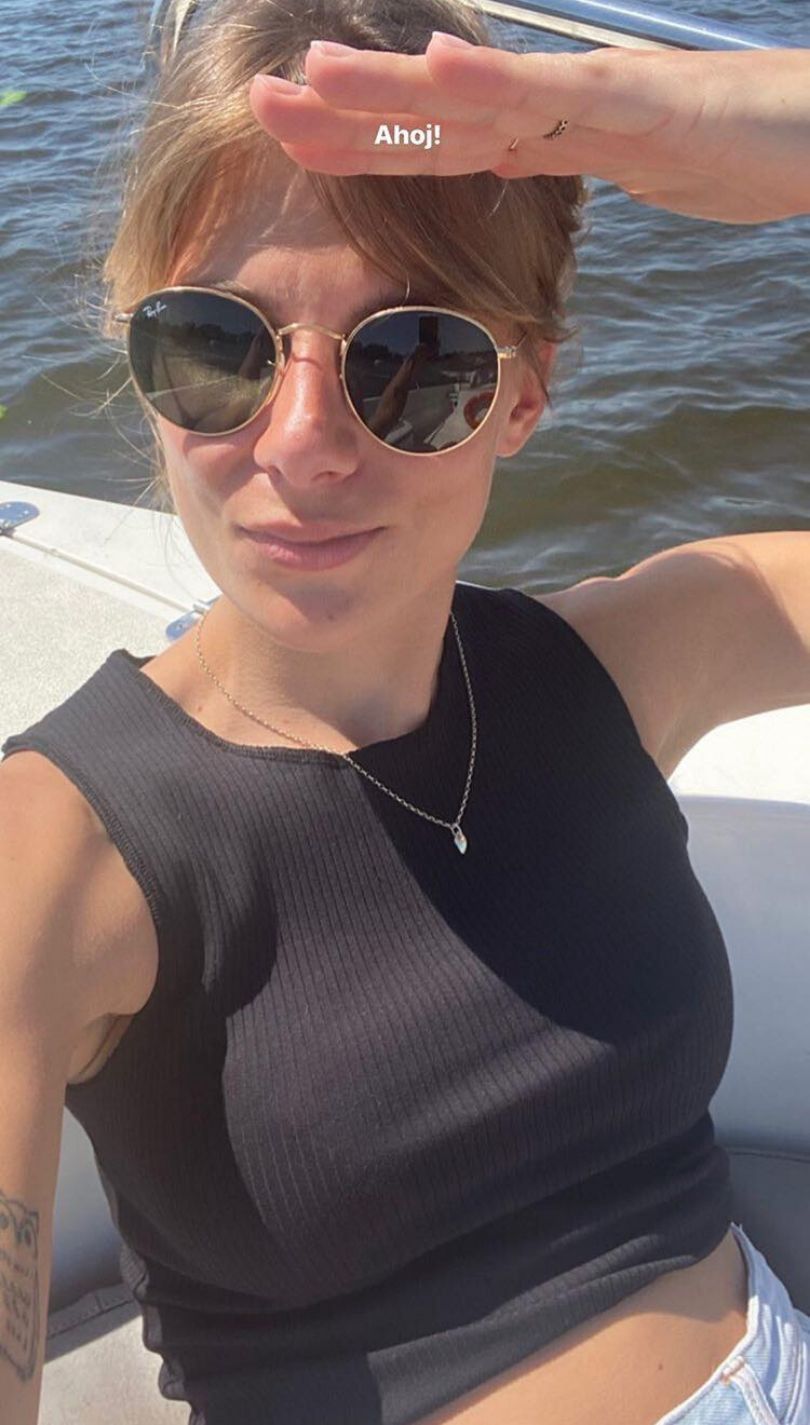 Marta Wierzbicka relaksuje się na łonie natury