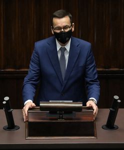 Mateusz Morawiecki w Sejmie. Premier ostro o UE. Mówi o "pałce propagandowej"