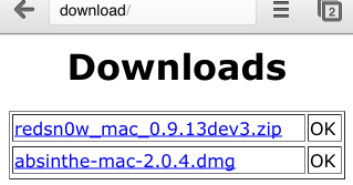 Pobieranie plików z Chrome'a na iOS