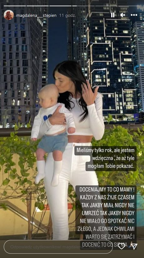 Magdalena Stępień wspomina grudzień zeszłego roku