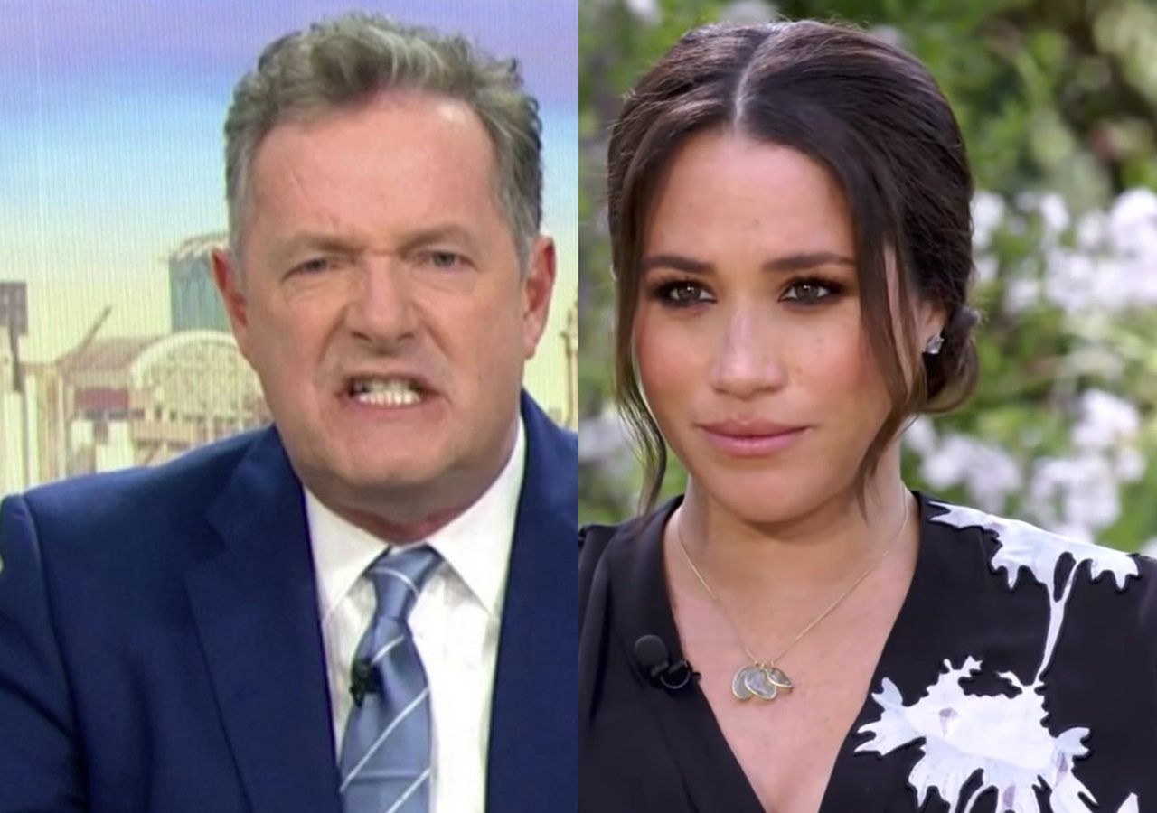 Piers Morgan grzmiał, Meghan Markle zostawiała jego ataki bez reakcji