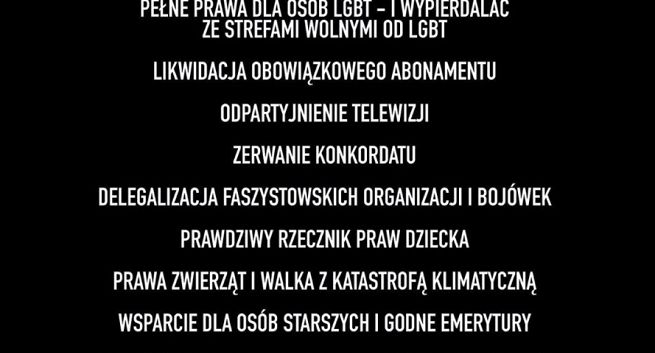 Strajk Kobiet chce likwidacji abonamentu rtv i odpartyjnienia telewizji