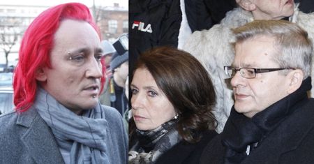 Syn z żoną i Wiśniewski na pogrzebie Villas (ZDJĘCIA)