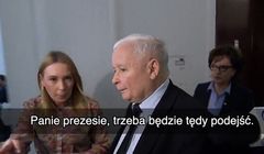 Reporterka TVP Info w Sejmie nie pytała Kaczyńskiego, tylko pomogła mu uniknąć pytań innych dziennikarzy