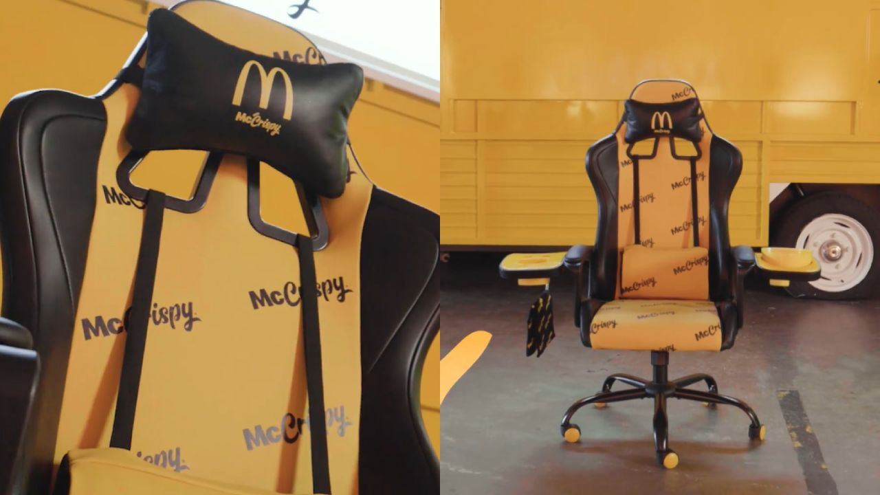 McCrispy Ultimate Gaming Chair. Fotel gamingowy od McDonald's