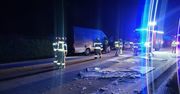 Jawor: Oderwana przyczepa z szybami na autostradzie A4