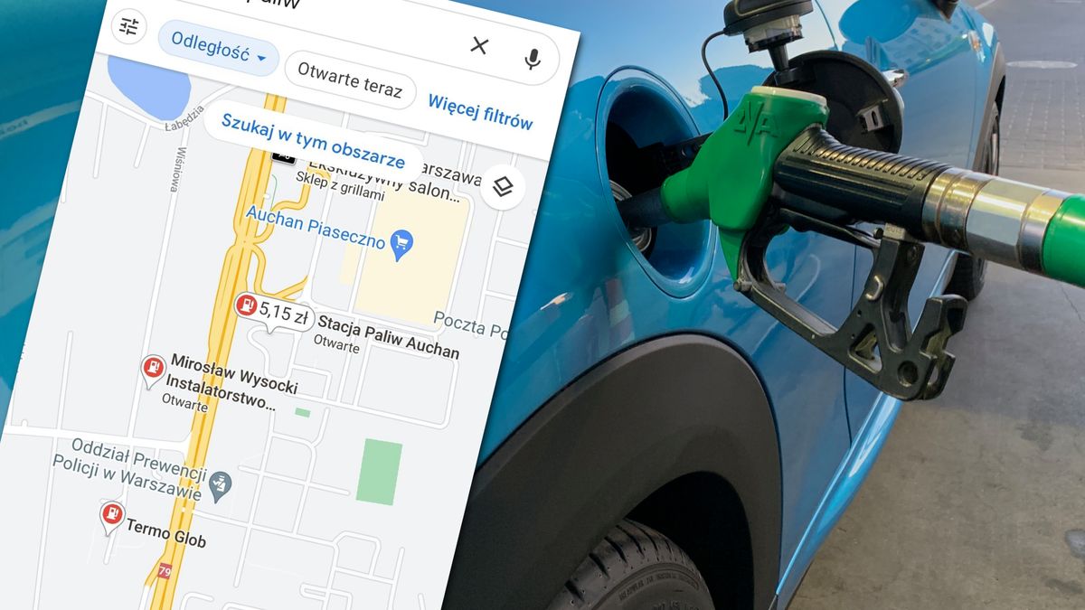 Od teraz w Google Maps sprawdzisz ceny na wybranych stacjach paliw