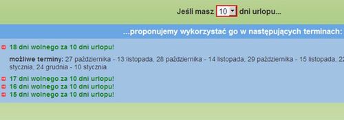 Dobrze zaplanowany urlop może być dłuższy 4
