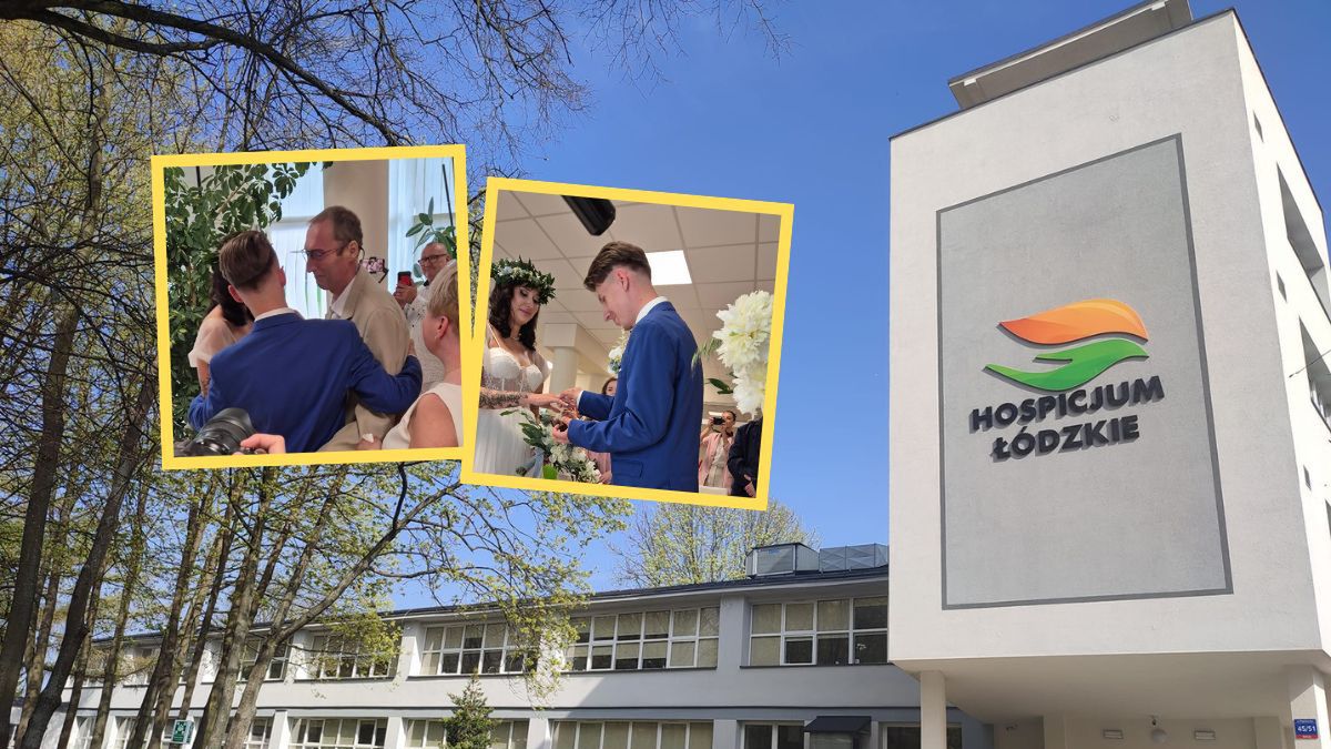 Wzruszający ślub w hospicjum. Zdjęcia obiegły internet i poruszy