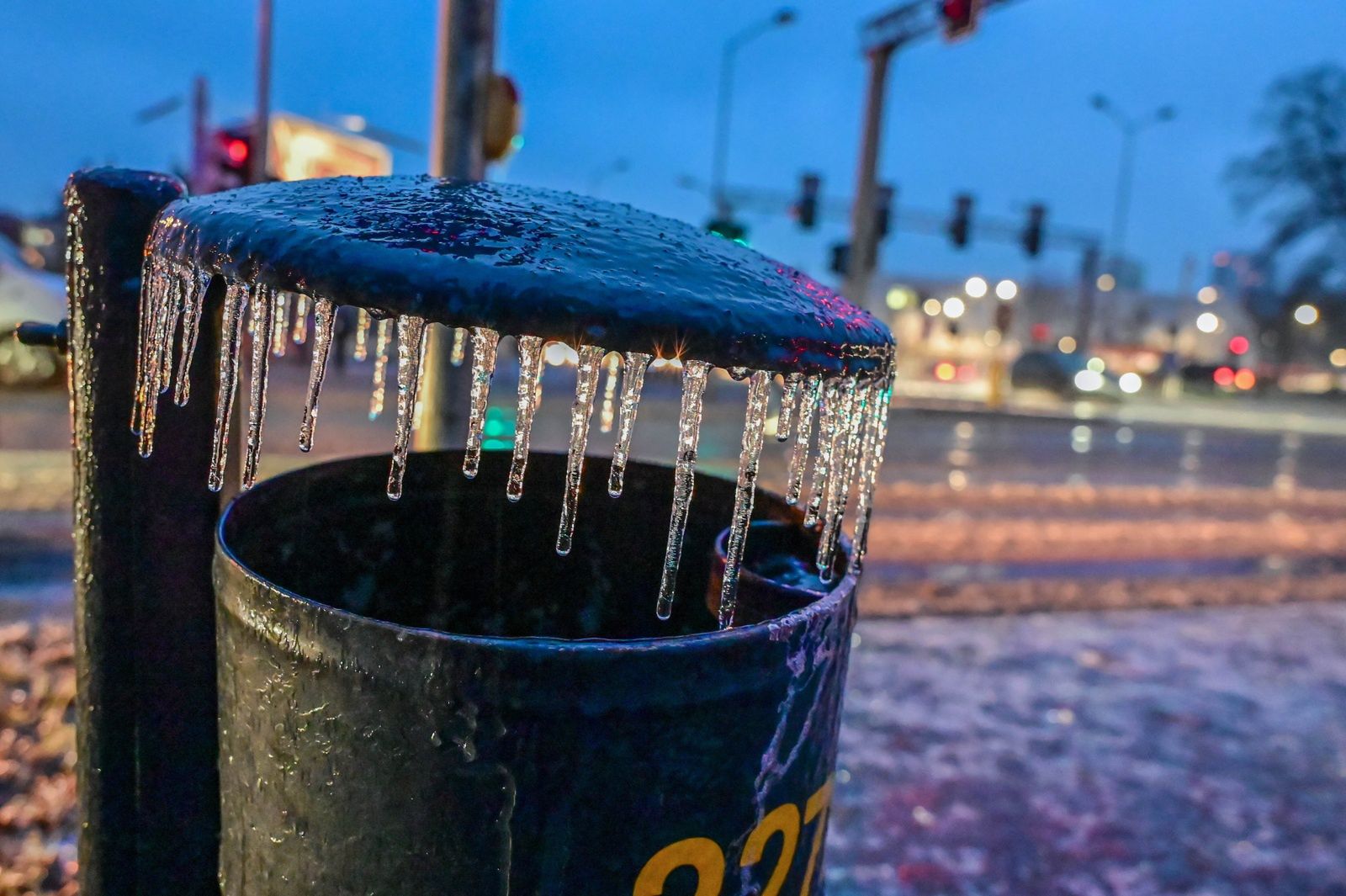 Marznące opady w Szczecinie