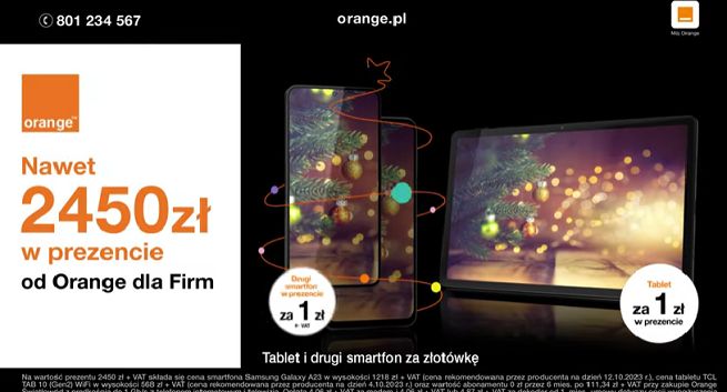 Orange rozpoczyna świąteczną komunikację nowej oferty dla firm