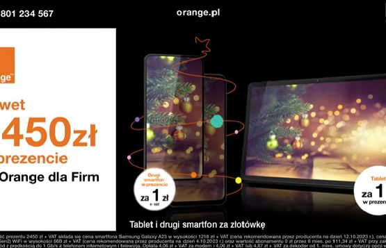 Orange rozpoczyna świąteczną komunikację nowej oferty dla firm