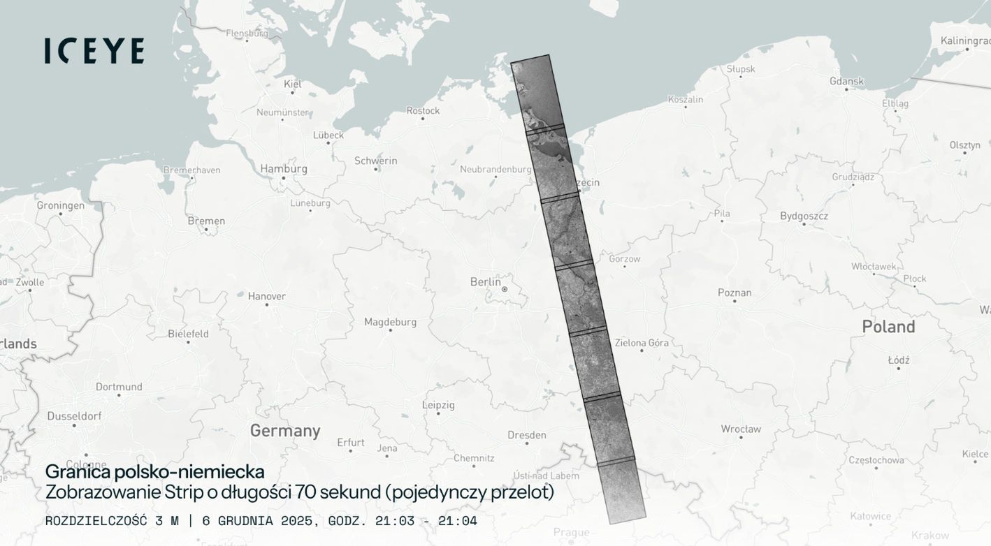 Zdjęcie satelitarne ICEYE