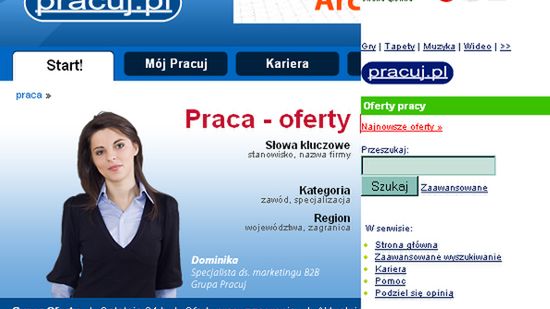 Mobilny serwis pracuj.pl - od Plusa 1