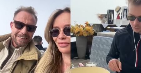 Joanna Przetakiewicz bawi się w szwajcarskich górach z Rinke, synem i jego dziewczyną. Ukochana Filipa jest modelką