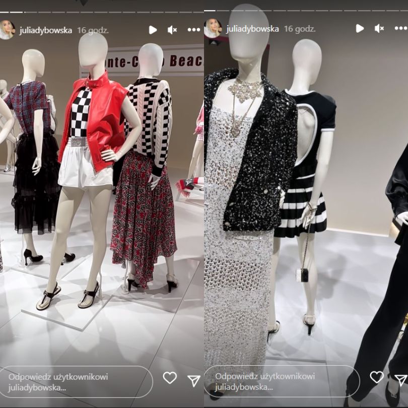 Julia Dybowska pozuje na evencie z mamą i torebką Chanel