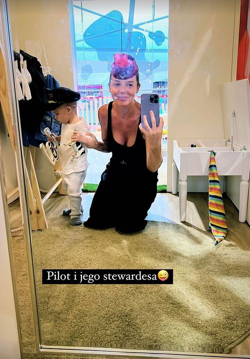 Agnieszka Włodarczyk opublikowała zdjęcie, na którym bawi się z synem