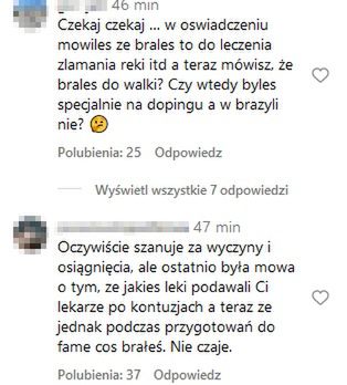 Komentarze pod postem Roberta Karasia