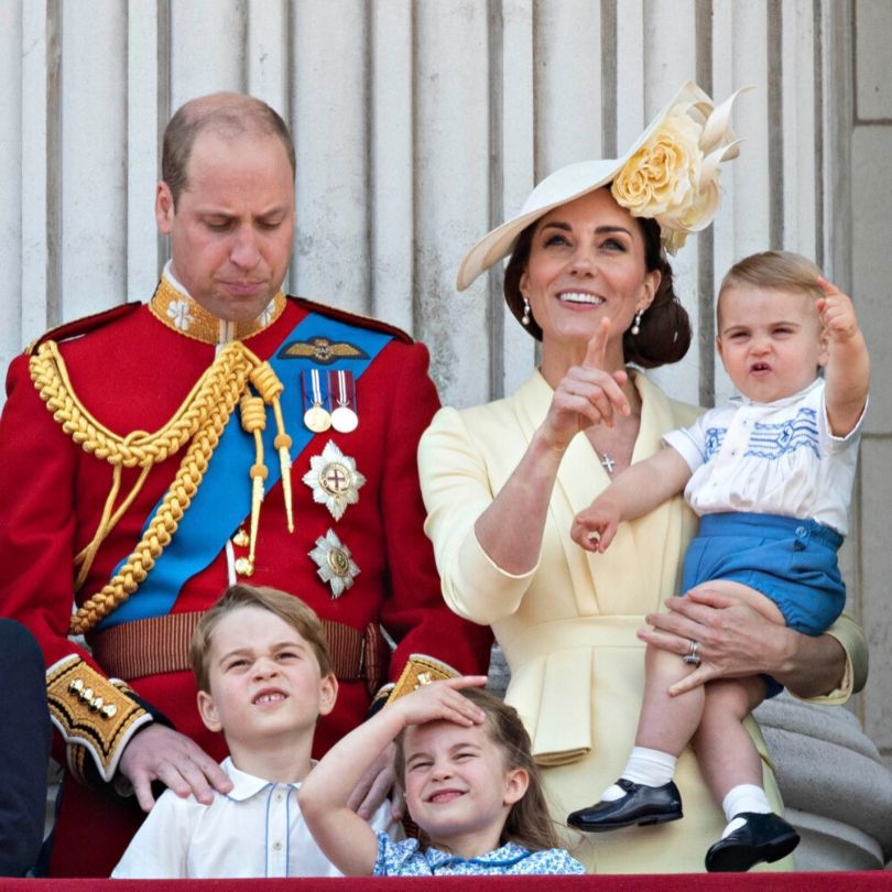 książę Louis, Kate Middleton