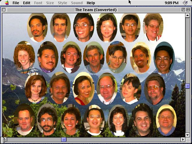 Ukryte zdjęcie teamu firmy Apple