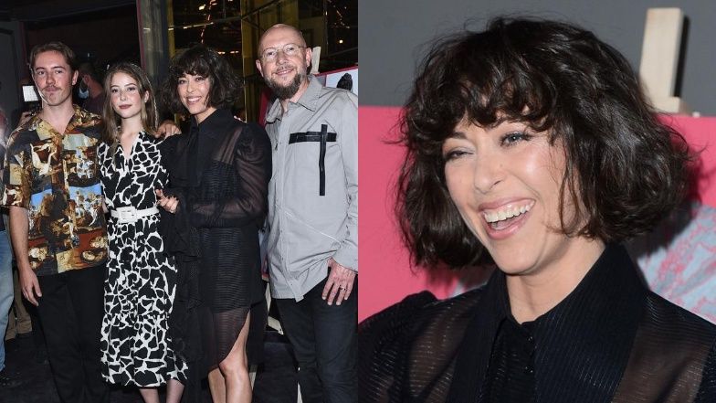 Natalia Kukulska przyszła na premierę z mężem i dziećmi