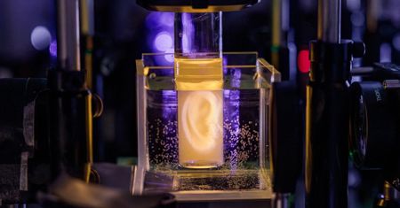 Hologramy wydrukowały w 3D "ludzkie" ucho. Przełom w medycynie?