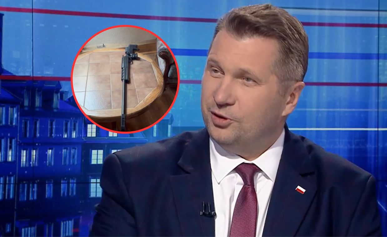 Czarnek w TVP tłumaczy się z milionów. I kpi z posłanki: "karabin na kulki"