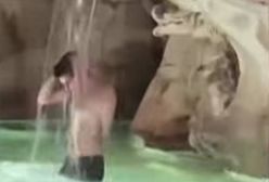 Włosi szukają śmiałka. Nocna kąpiel w zabytku nagrana