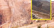 Potężne osuwisko w kopalni złota. Górnicy uwięzieni pod ziemią