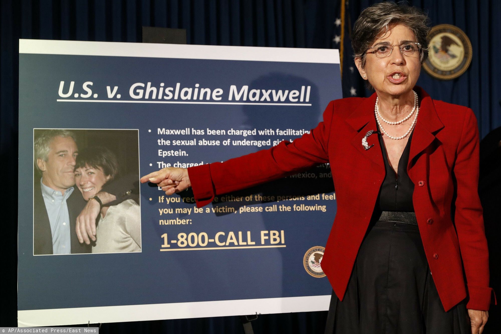 Ghislaine Maxwell uznana za winną przed sąd. Werbowała nieletnie dla Epsteina 