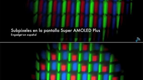 Porównanie wyświetlaczy Galaxy S i Galaxy S II 1