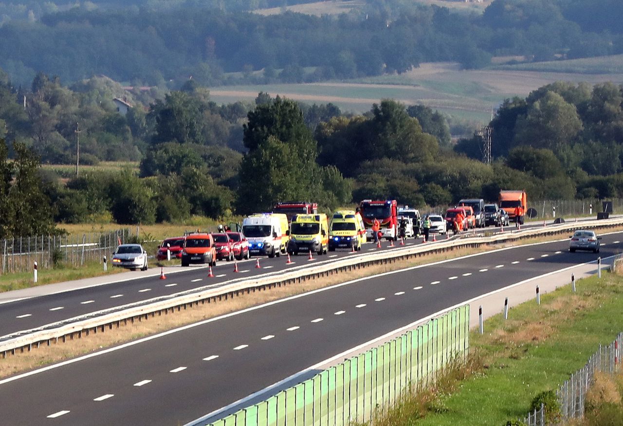 Wypadek polskiego autokaru w Chorwacji