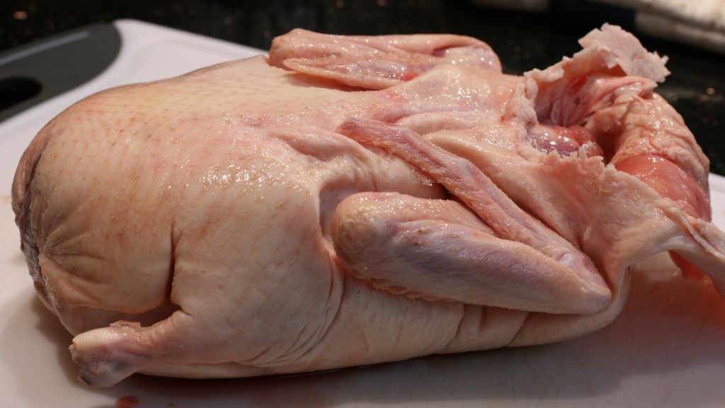 Surowa kaczka domowa (samo mięso)