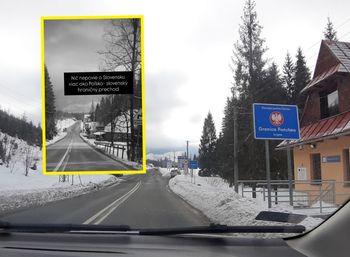 Dziennikarka nagrała drogę na granicy polsko-słowackiej. Napisała jedno zdanie