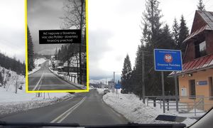 Dziennikarka nagrała drogę na granicy polsko-słowackiej. Napisała jedno zdanie