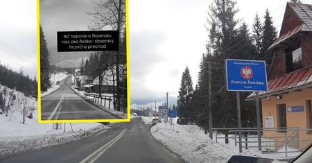 Dziennikarka nagrała drogę na granicy polsko-słowackiej. Napisała jedno zdanie