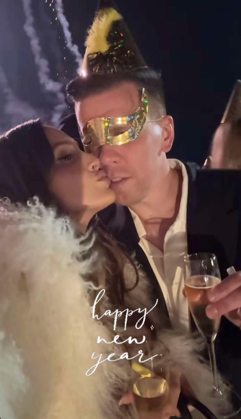 Marina Łuczenko i Wojciech Szczęsny