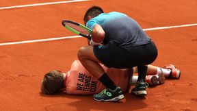 Roland Garros: nietypowy "nokaut" Damira Dzumhura. Posłał chłopca na "deski"