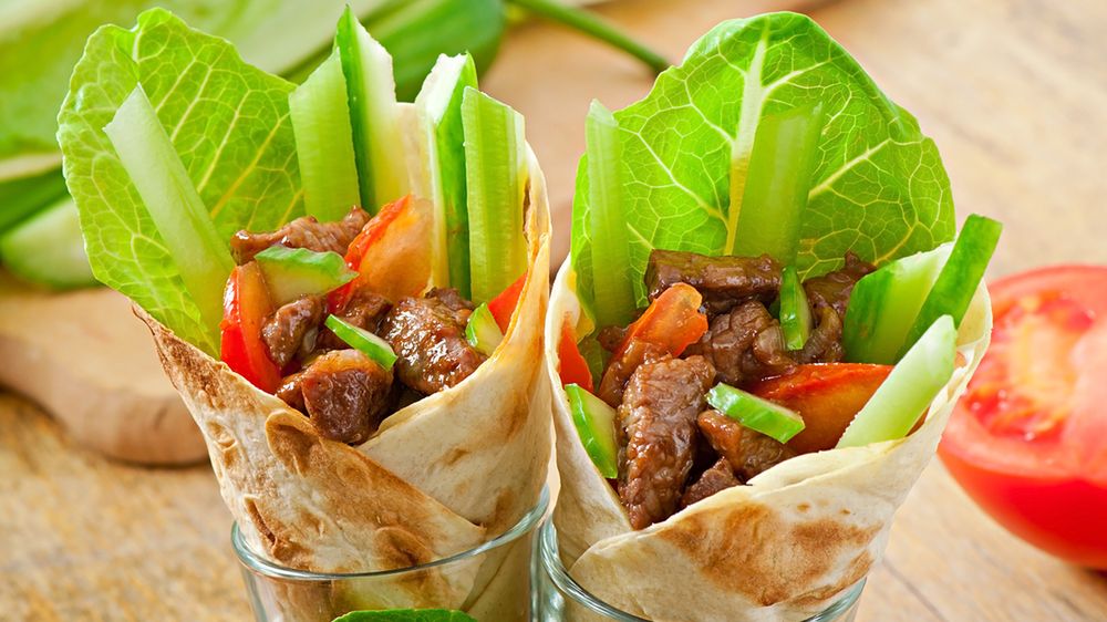 Tortilla z baraniną