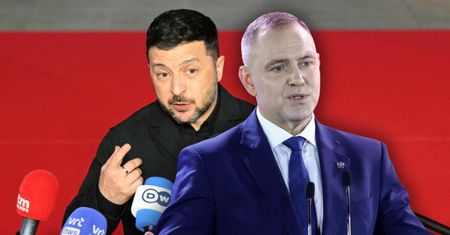 Rzecznik Nawrockiego po słowach Zełenskiego: Mija się z faktami