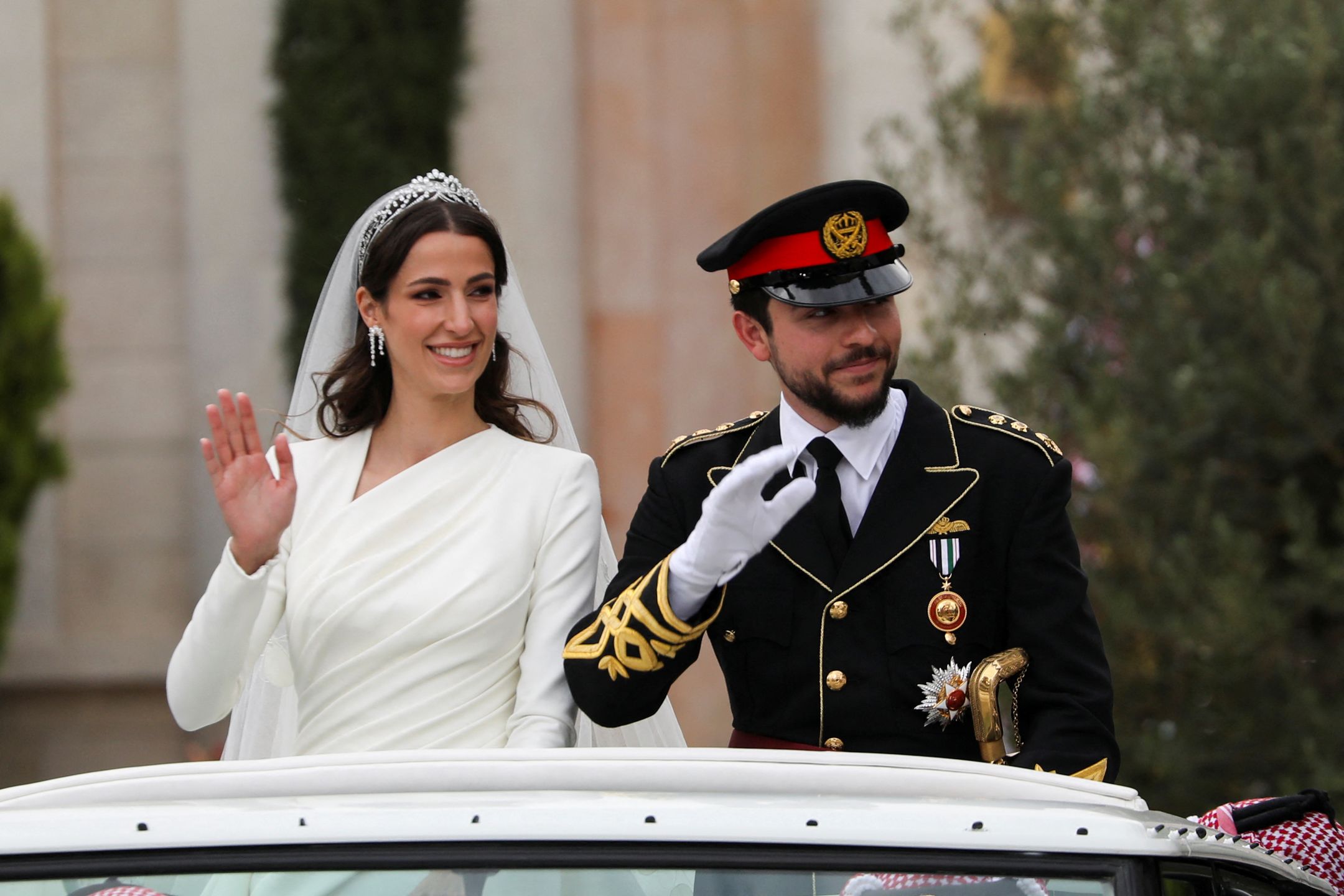 "Royal wedding" w Jordanii. Książę Hussein poślubił ukochaną