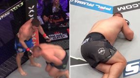 Koszmarna kontuzja. Dramatyczne sceny w oktagonie