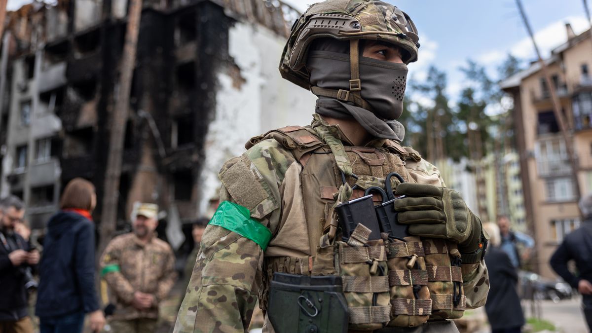 Ukraiński żołnierz, Irpin