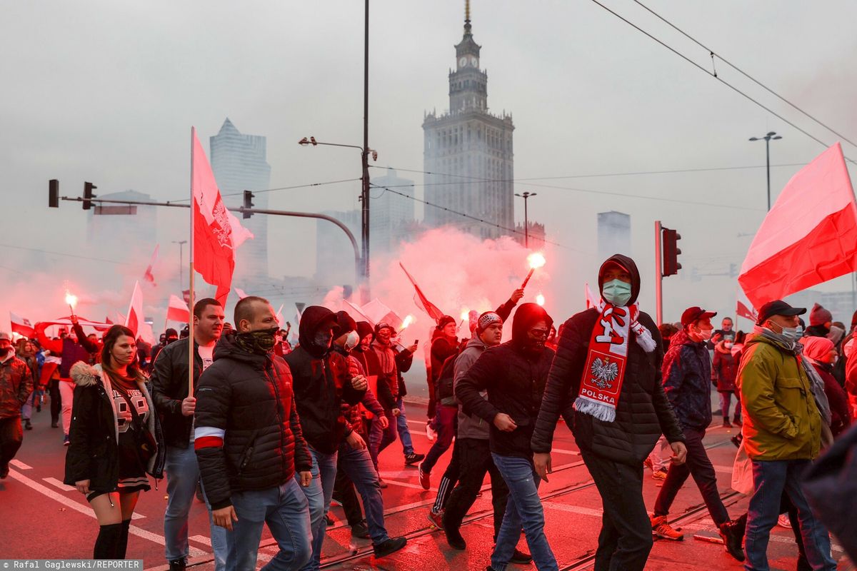 Warszawa. Marsz Niepodległości 2020 