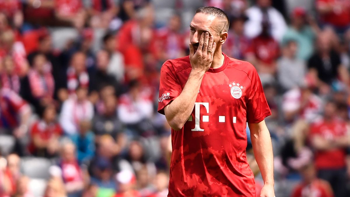 Franck Ribery przed meczem z Eintrachtem Frankfurt
