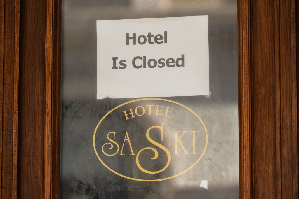 Hotele są zamknięte dla turystów od początku listopada 2020 roku